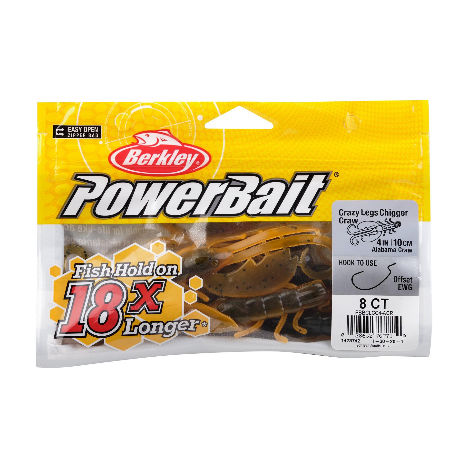 PowerBait? Crazy Legs Chigger Craw - Image 29
