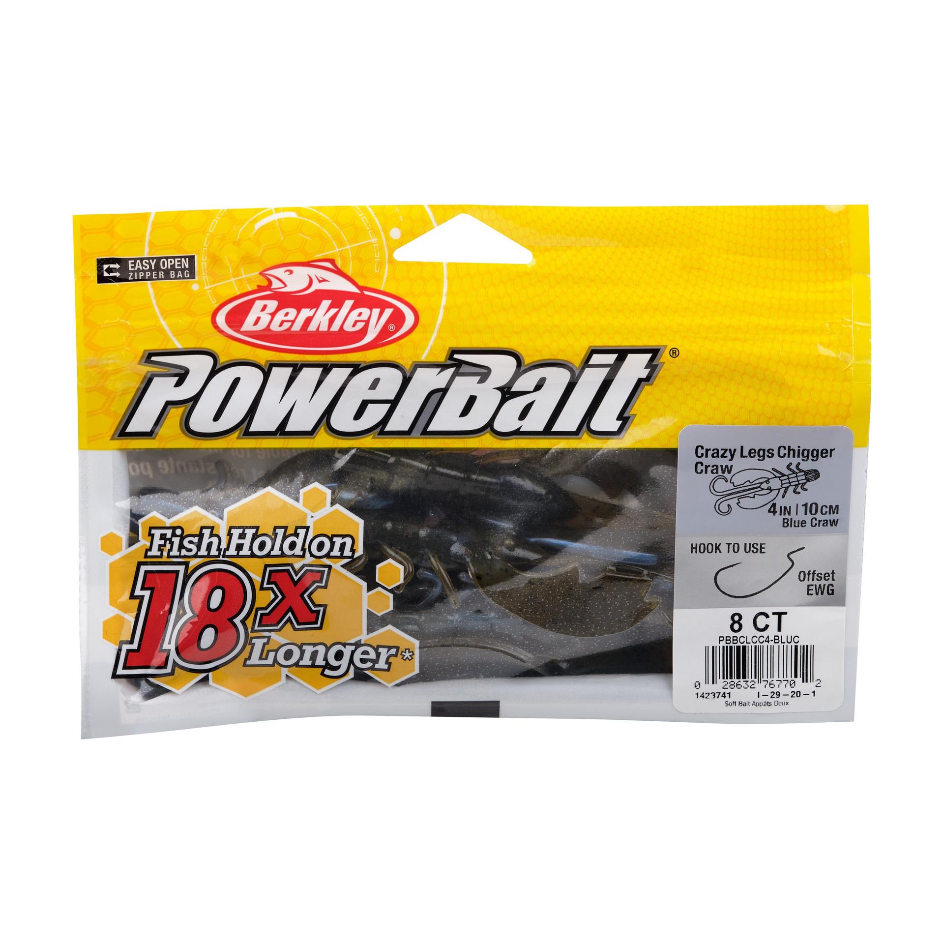 PowerBait? Crazy Legs Chigger Craw - Image 28