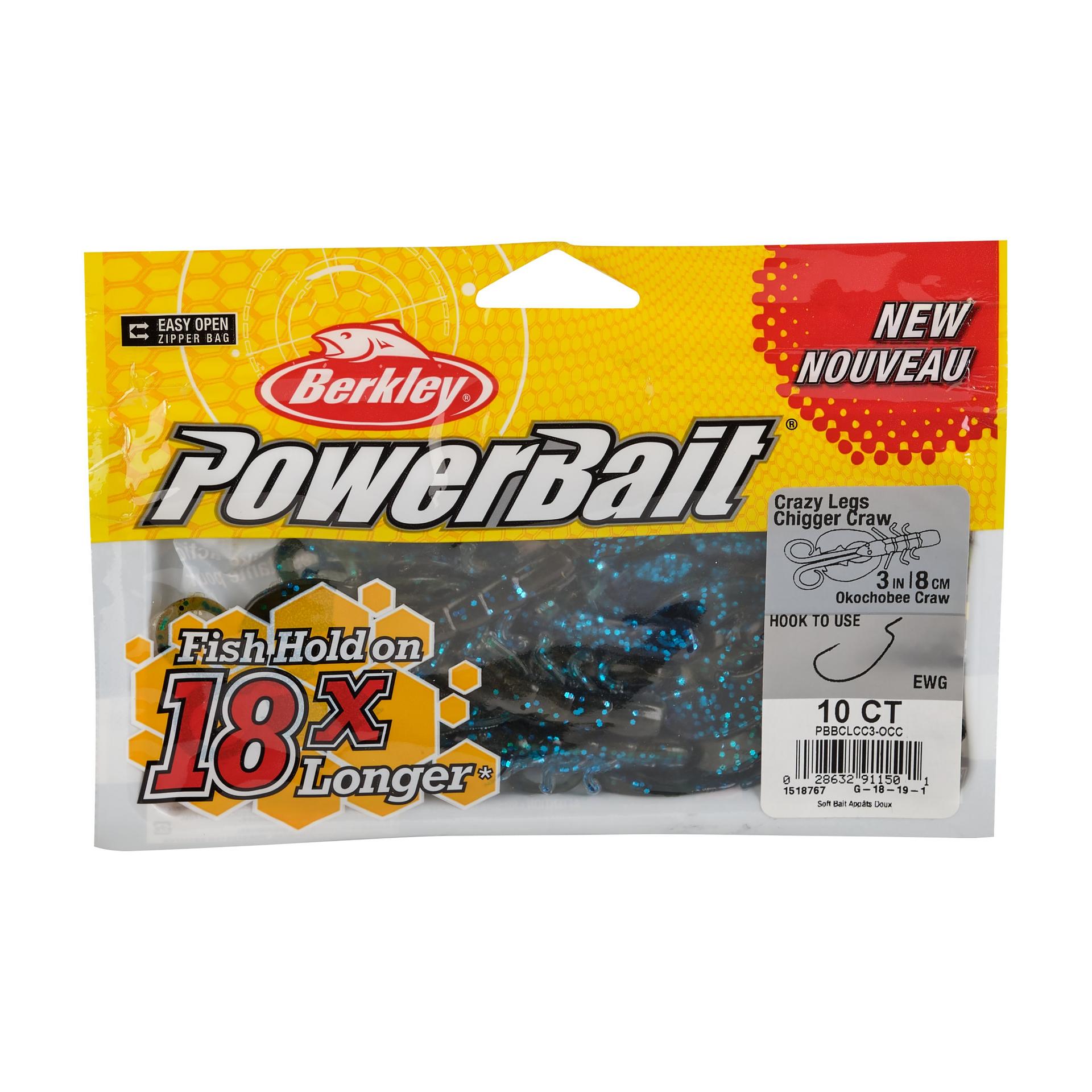 PowerBait? Crazy Legs Chigger Craw - Image 31